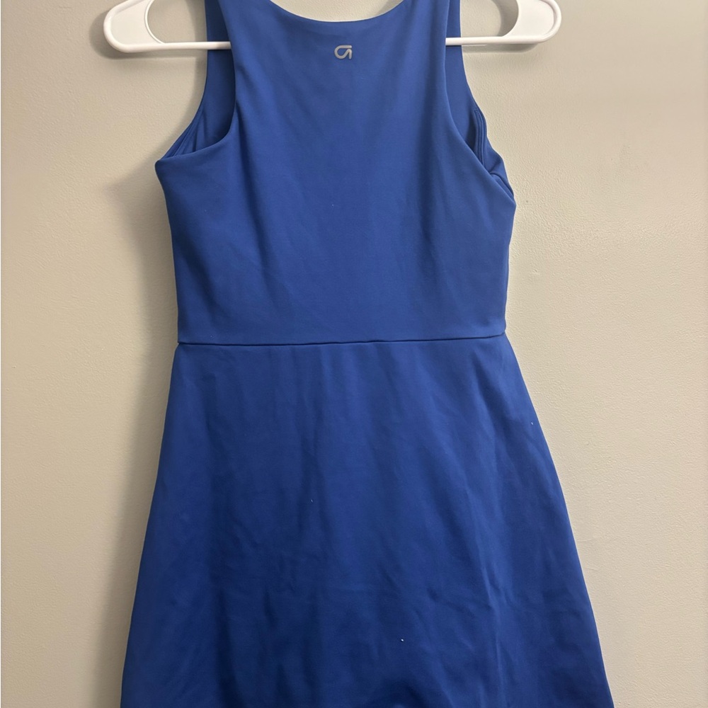 GAP Fit Royal Blue V-Neck Tank Active Dress - Picture 3 of 4